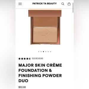 Patrick Ta Major Skin Crème Foundation & Contour Duo (MEDIUM 1)